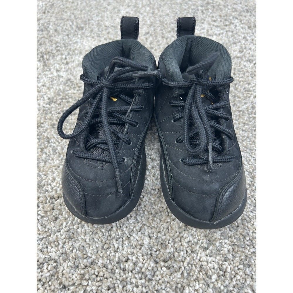 Air‎ Jordan 12 size 7C Retro "Black Taxi" 850000-071 Toddler Baby